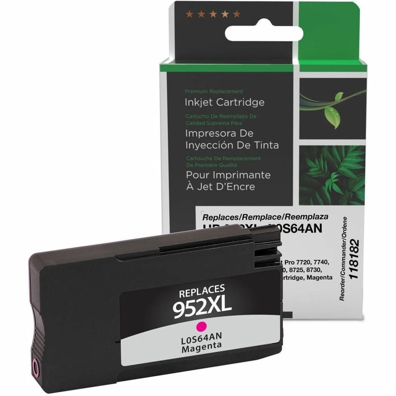 Clover Imaging Remanufactured High Yield Magenta Ink Cartridge for HP 952XL (L0S64AN) - Thumbnail 1