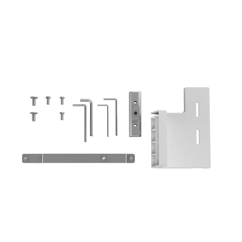 Ergotron Mounting Bracket for Scanner, Enclosure - Snow White - Thumbnail 2