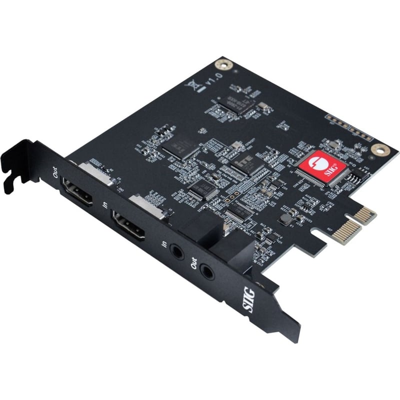 SIIG Live Game HDMI Capture PCIe Card 1080p - Thumbnail 1
