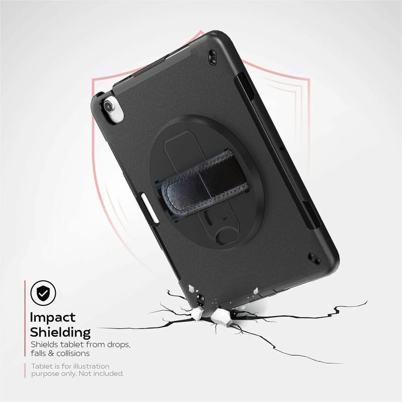 CTA Digital Rugged Carrying Case for 13" Apple iPad Air 13 (2024) Tablet - Thumbnail 4