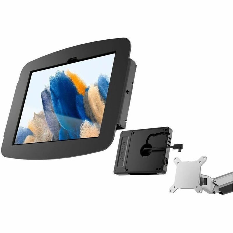 GALAXY TAB A8 10.5IN SPACE ENCLOSURE ARTICULATING ARM MOUNT PLUS HUB BLACK - Thumbnail 5