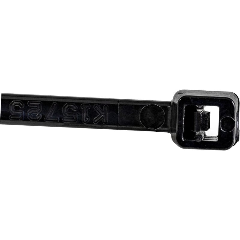 StarTech.com 4"(10cm) Cable Ties, 7/8"(22mm) Dia, 18lb(8kg) Tensile Strength, Nylon Self Locking Zip Ties, UL Listed, 100 Pack, Black - Thumbnail 3