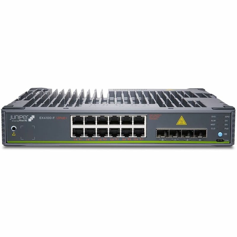 Juniper EX4100-F-12P Ethernet Switch - Thumbnail 2