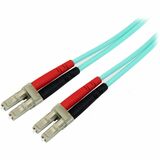 MULTIMODE FIBER OPTIC CABLE OM3 LC/LC 50/125 LSZH FIBER CABLE - Thumbnail 1