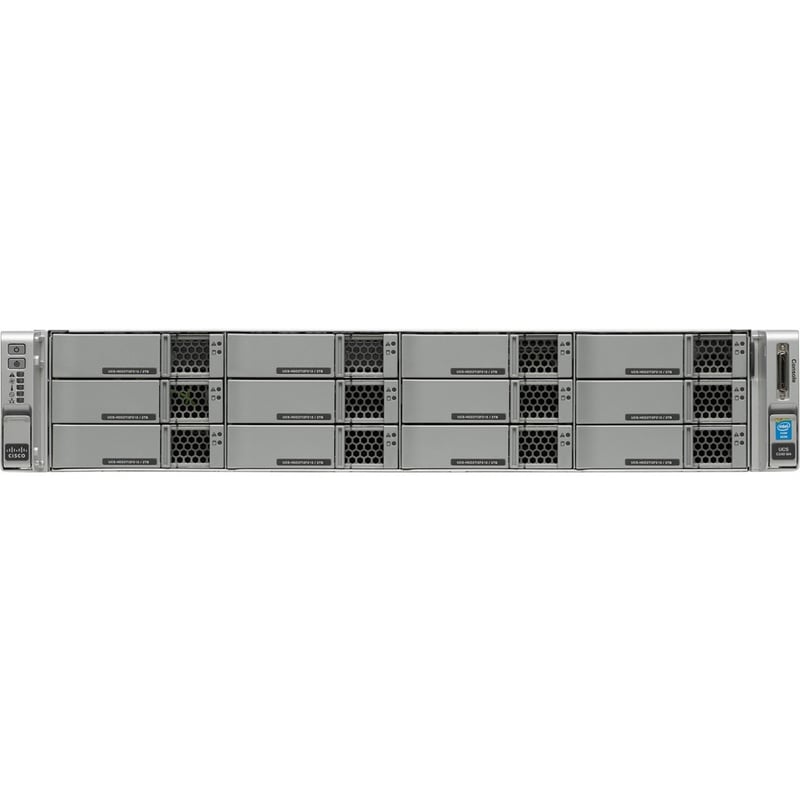 Cisco C240 M4 2U Rack Server - 2 x Intel Xeon E5-2643 v3 3.40 GHz - 256 GB RAM - Serial ATA Controller - Thumbnail 2