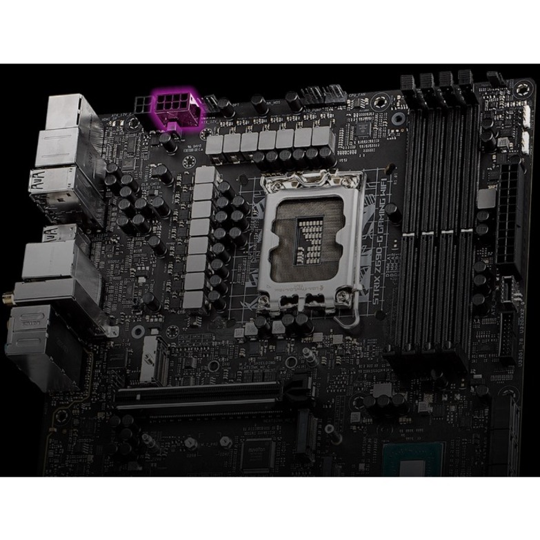 Asus ROG Strix Z690-G GAMING WIFI Desktop Motherboard - Intel Z690 Chipset - Socket LGA-1700 - Intel Optane Memory Ready - Micro ATX