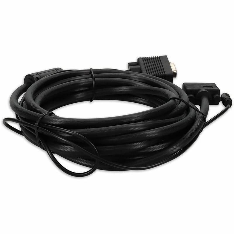 15ft VGA Male to VGA Male Black Cable Which Includes 3.5mm Audio Port For Resolution Up to 1920x1200 (WUXGA) - Thumbnail 5