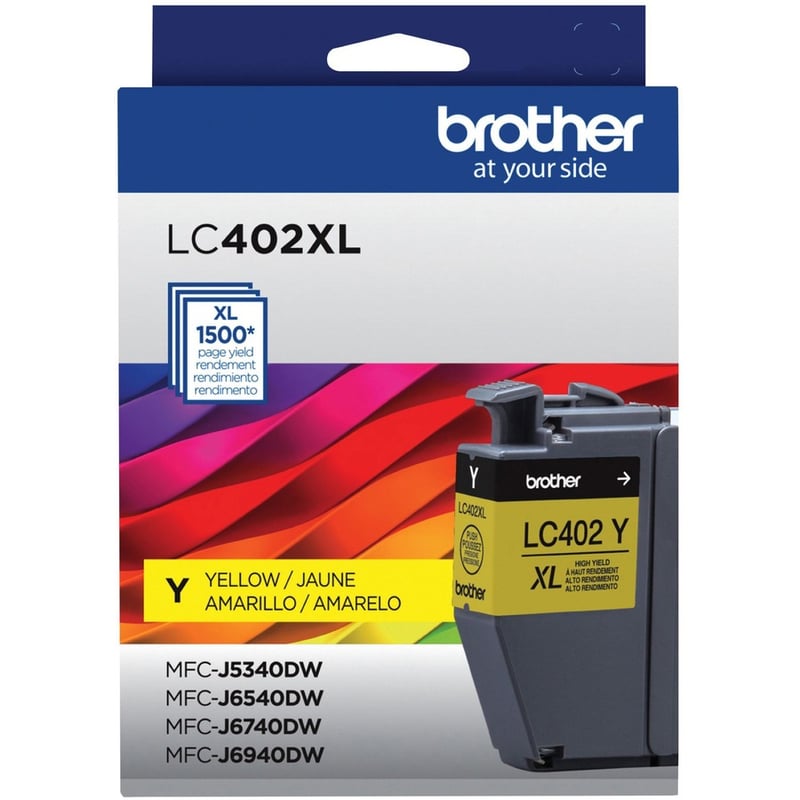 Brother LC402XL Original High (XL) Yield Inkjet Ink Cartridge - Yellow Pack - Thumbnail 2