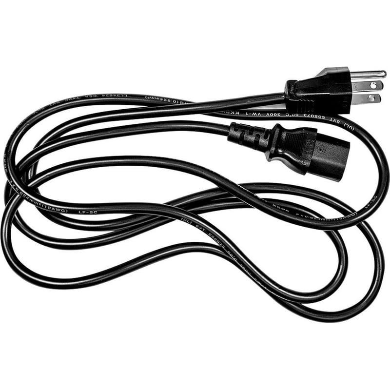 Rocstor 6ft Computer Power Cord NEMA5-15P to C13 - Thumbnail 1
