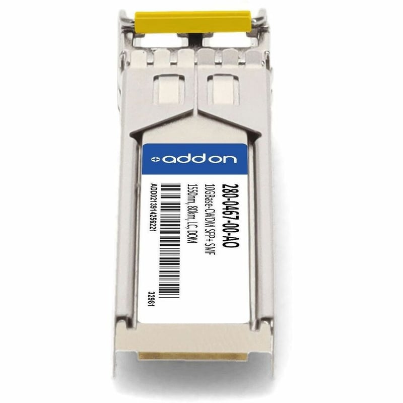 AddOn Cyan® 280-0467-00 Compatible TAA 10GBase-CWDM SFP+ Transceiver (SMF, 1550nm, 80km, LC, DOM) - Thumbnail 4