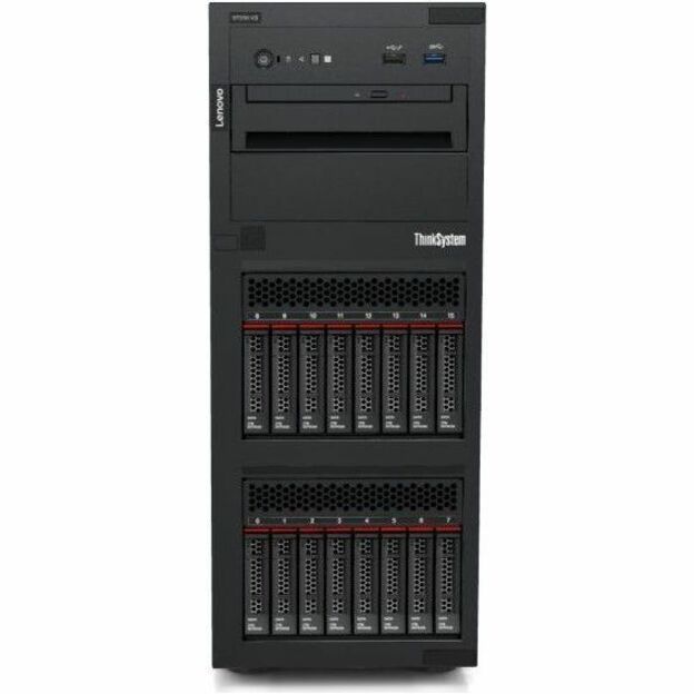 Lenovo ThinkSystem ST250 V3 7DCEA01SNA Tower Server - 1 Xeon E-2456 3.30 GHz - 16 GB RAM - Serial ATA/600 Controller - Thumbnail 5