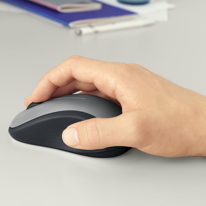 Logitech M310 Wireless Mouse, 2.4 GHz with USB Nano Receiver, 1000 DPI Optical Tracking, 18 Month Battery, Ambidextrous, Compatible with PC, Mac, Laptop, Chromebook (SILVER) - Thumbnail 4