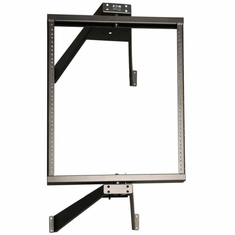 Tripp Lite by Eaton SmartRack 12U Flat-Pack Low-Profile Switch-Depth Wall-Mount Pivoting 2-Post Open Frame Rack - Thumbnail 1