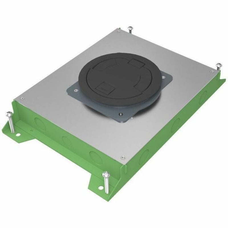Wiremold RFBA 4-Gang Round Cover Floor Box - On Grade - Thumbnail 2