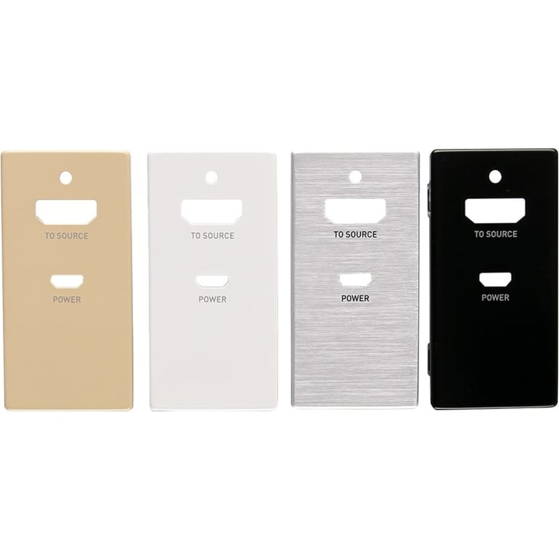 C2G HDMI Inline Extender Decorative Wall Plate w/ Interchangeable Covers - Thumbnail 4