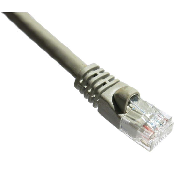 Axiom 2FT CAT5E 350mhz Patch Cable Molded Boot (Gray) - Thumbnail 2
