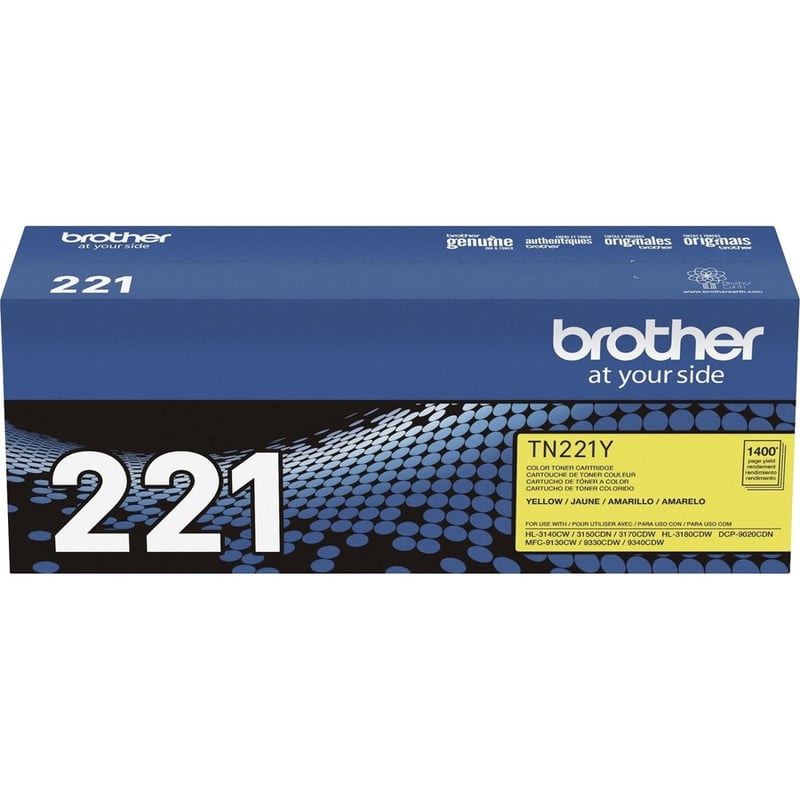 Brother Genuine TN221Y Yellow Toner Cartridge - Thumbnail 4