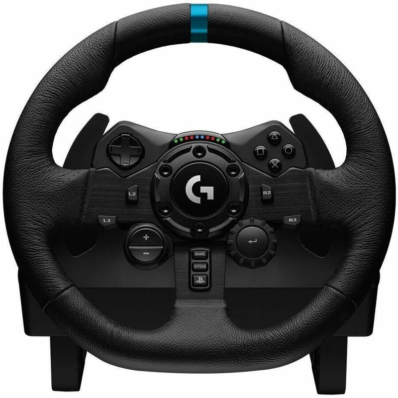 Logitech G923 Gaming Pedal/Steering Wheel - Thumbnail 2