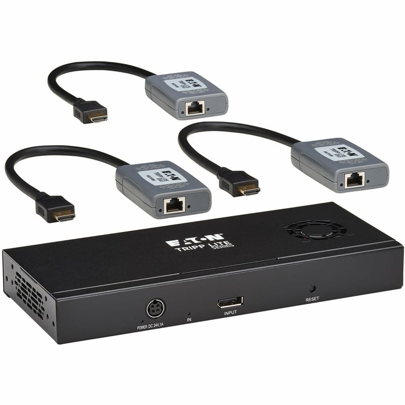 MULTI-MONITOR SPLITTER/EXT KIT 3-PORT DISPLAYPORT TO HDMI 8K/4K - Thumbnail 1