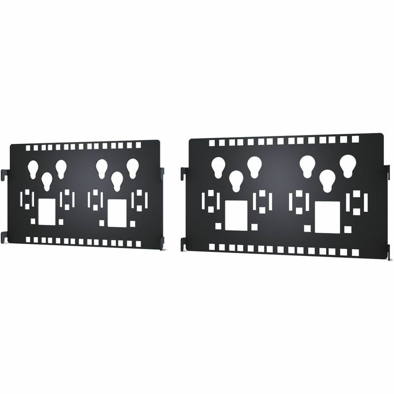 APC NetShelter Cable Management, Connector Accessory Bracket, for 12" Wide double-sided Vertical Cable Manager, Set of 2 - Thumbnail 1