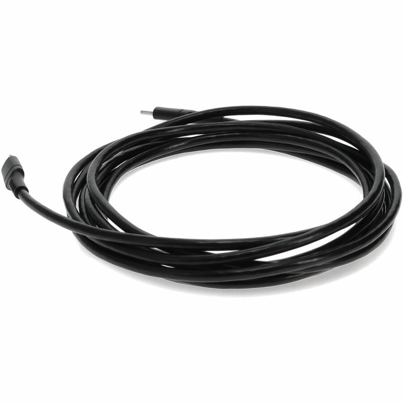 AddOn 1.0m (3.3ft) USB 3.1 Type (C) Male to Lightning Male Sync and Charge Black Cable - Thumbnail 3