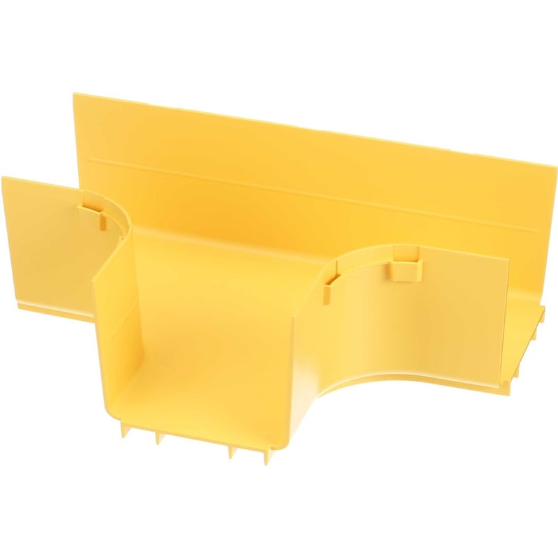 Panduit FiberRunner® Horizontal Tee, 90°, 4x4, Yellow - Thumbnail 3