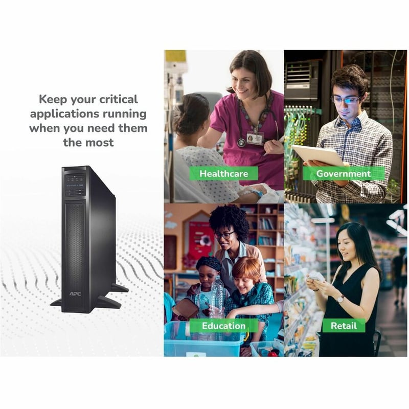 APC by Schneider Electric Smart-UPS X SMX3000RMLV2U 3000 VA Rack-mountable UPS - Thumbnail 5