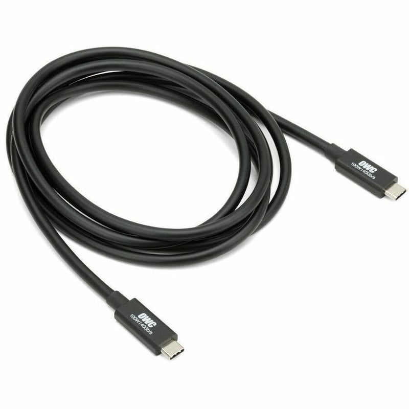 OWC THUNDERBOLT 4 (USB-C) 2.0 METER (78 ) CABLE - BLACK - UP TO 40GB/S SPEED - U - Thumbnail 2
