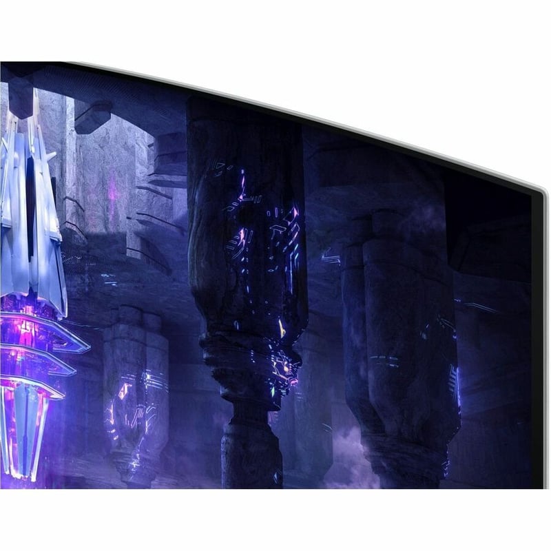 Samsung Odyssey OLED G8 S34BG850SL 34" Class UW-QHD Curved Screen Smart Gaming OLED Monitor - 21:9 - Silver - Thumbnail 5
