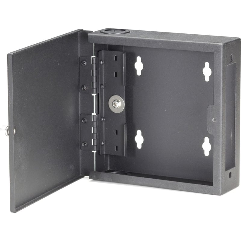 Black Box Mini Wallmount Fiber Enclosure, One Adapter Panel, Non-Locking - Thumbnail 2