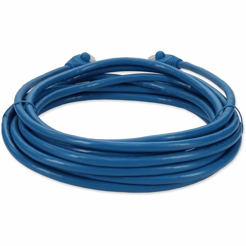 AddOn 25ft Blue CAT 6A Shielded PVC Ethernet Cable Snagless Easy Clear Boot RJ-45 M/M - Thumbnail 4