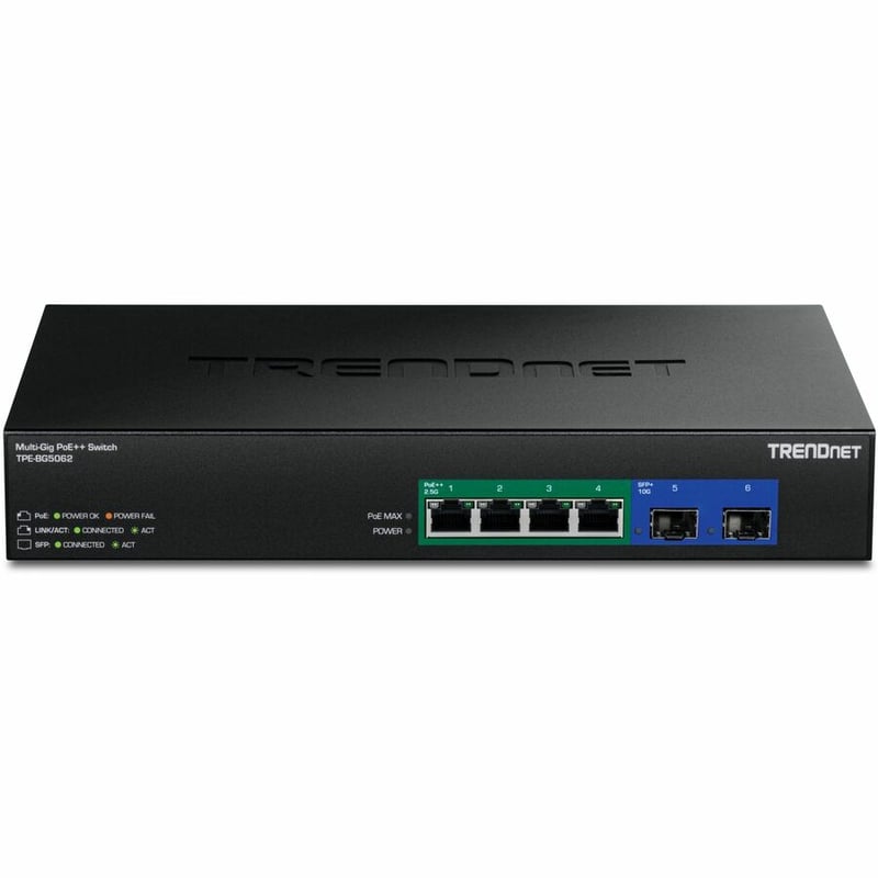 6-PORT 2.5G GAN POWER POE++ SW ITCH WITH 10G SFP+ PORT 240W - Thumbnail 3