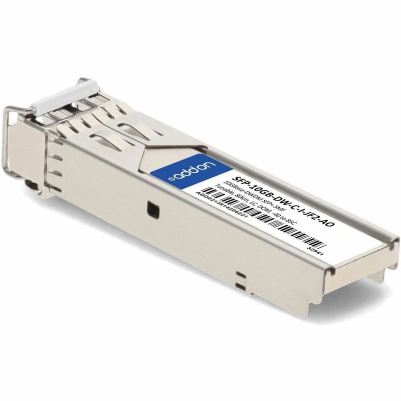 AddOn Juniper Networks®, Fujitsu®, & Rad® SFPP-10G-CT50-ZR Compatible TAA Compliant 10GBase-DWDM 50GHz SFP+ Transceiver (SMF, 1530nm to 1565nm, 80km, LC, DOM, -40 to 85C) - Thumbnail 3