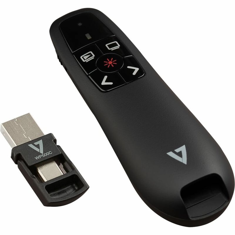 WIRELESS PRESENTER DUAL USB-C/A 2.4GHZ RF RED LASER POINTER - Thumbnail 2