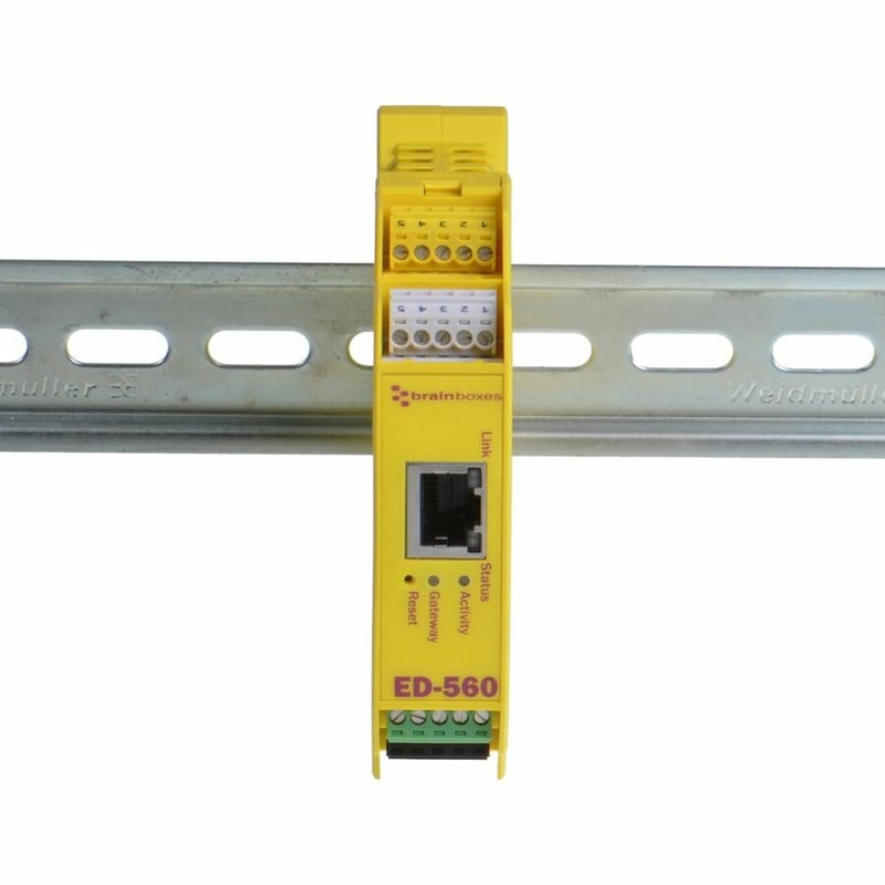 Brainboxes - Ethernet to 4 Analogue Outputs + RS485 Gateway - Thumbnail 3