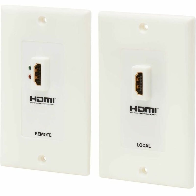 Tripp Lite by Eaton HDMI over Dual Cat5/Cat6 Extender Wall Plate Kit with Transmitter and Receiver TAA - Thumbnail 3