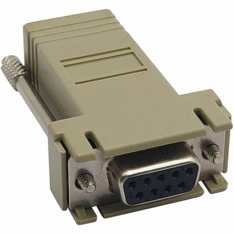 Tripp Lite by Eaton Modular Serial Adapter Straight-Through Wiring (DB9 F to RJ45 F) - Thumbnail 1