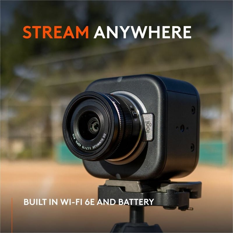 Logitech Mevo Core Wireless Live Streaming Camera, 4K Video Camera With Interchangeable Lens, Multicam Ready, Intuitive App Control - Thumbnail 4