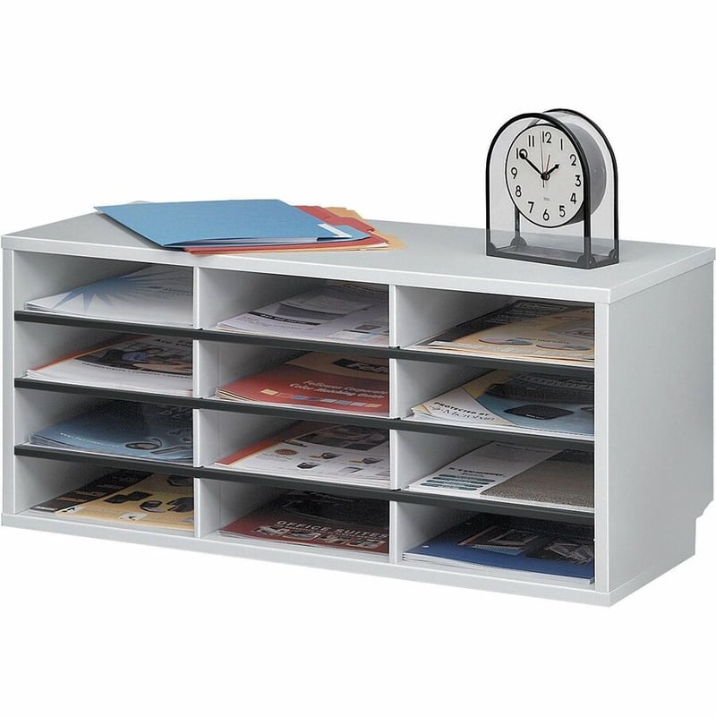 Fellowes 12-Compartment Sorter Literature Organizer - Thumbnail 5