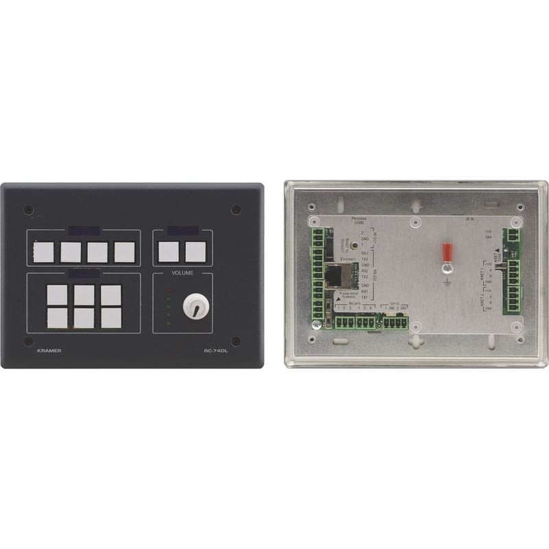 Kramer 12-button Ethernet and KNET Control Keypad with Knob and Displays (US) - Thumbnail 2