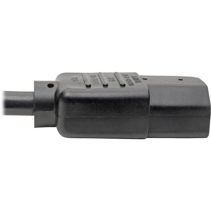 Eaton Tripp Lite Series Desktop Computer Power Cord, NEMA 5-15P to C13, 5-Pack - 10A, 125V, 18 AWG, 2 ft. (0.61 m), Black - Thumbnail 4