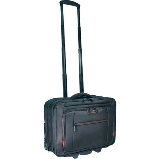 Mobile Edge Travel/Luggage Case for 13" to 17.3" iPhone Notebook - Black, Red - Thumbnail 3