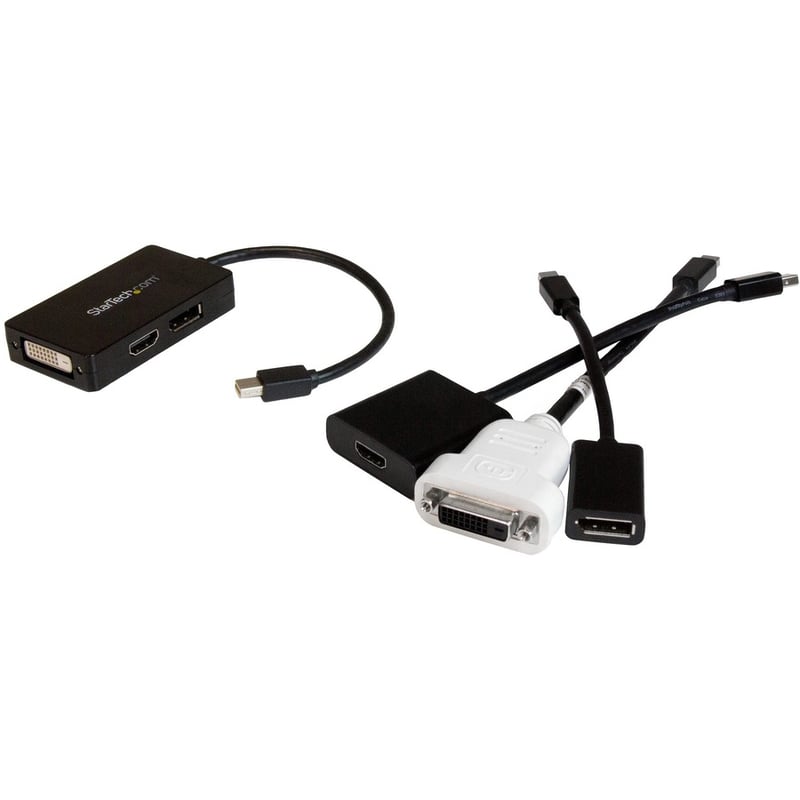 StarTech.com Travel A/V adapter - 3-in-1 Mini DisplayPort to DisplayPort DVI or HDMI converter - Thumbnail 4