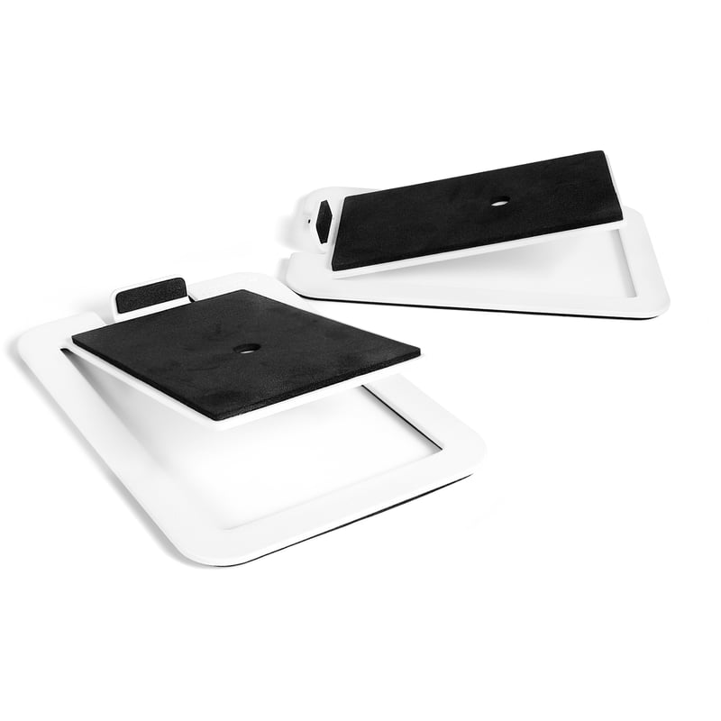 Kanto S4 Desktop Speaker Stands for Midsize Speakers, White - Thumbnail 1