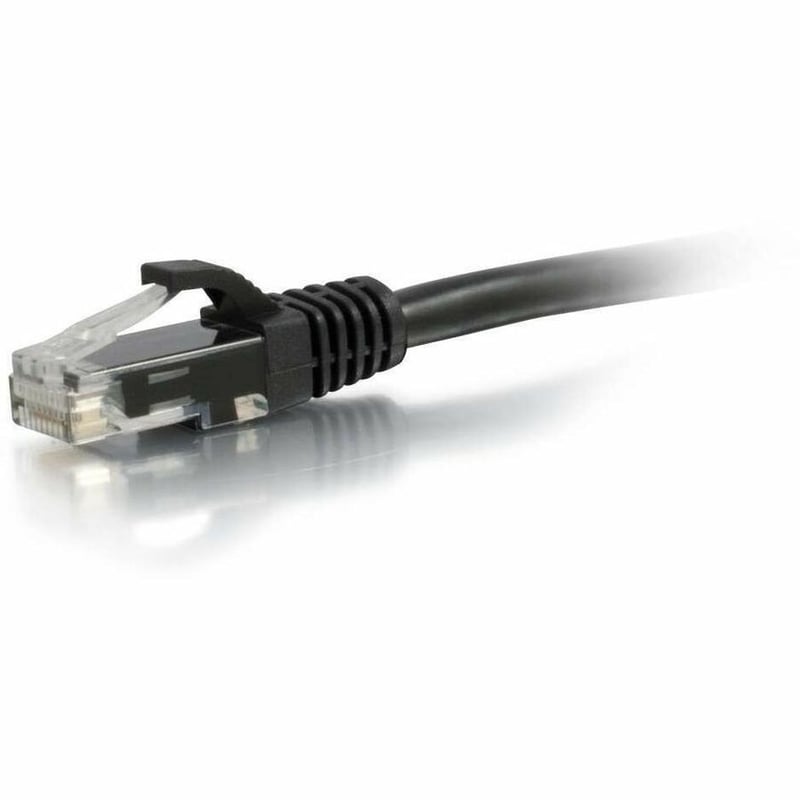 Quiktron 4ft Q-Series Cat6a Snagless (UTP) Ethernet Network Patch Cable, CM Rated - Black - Thumbnail 3