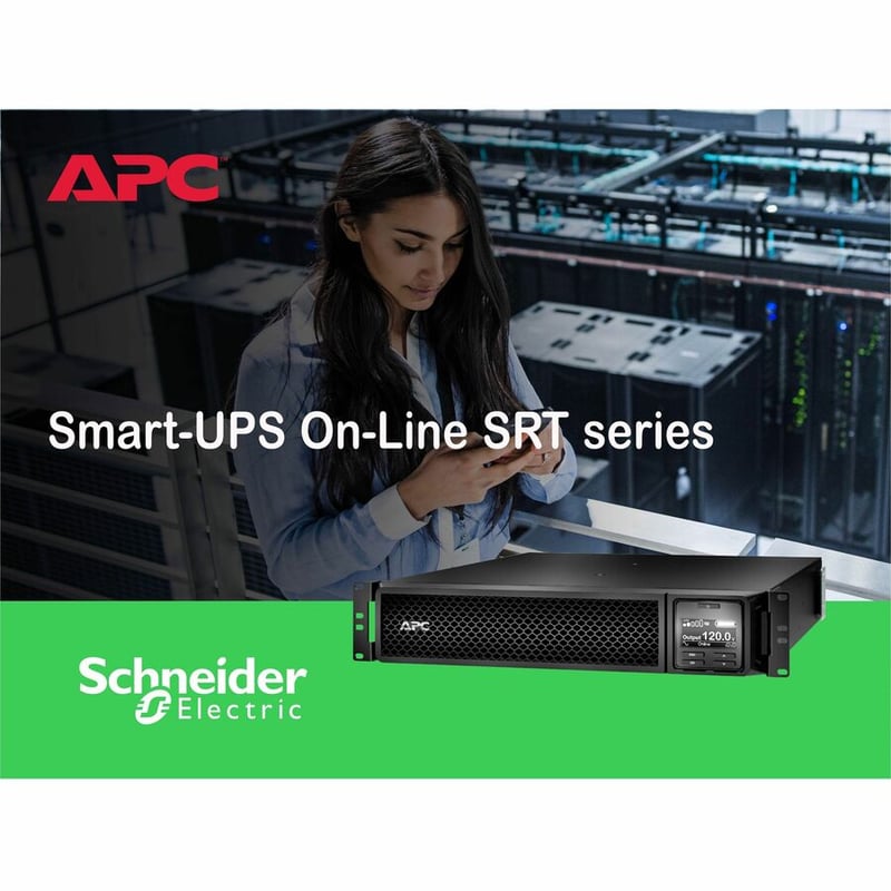 APC by Schneider Electric Smart-UPS SRT 1500VA RM 120V Network Card