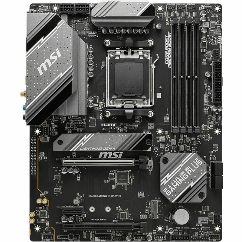 MSI B650 GAMING PLUS WIFI Gaming Desktop Motherboard - AMD B650 Chipset - Socket AM5 - ATX - Thumbnail 2