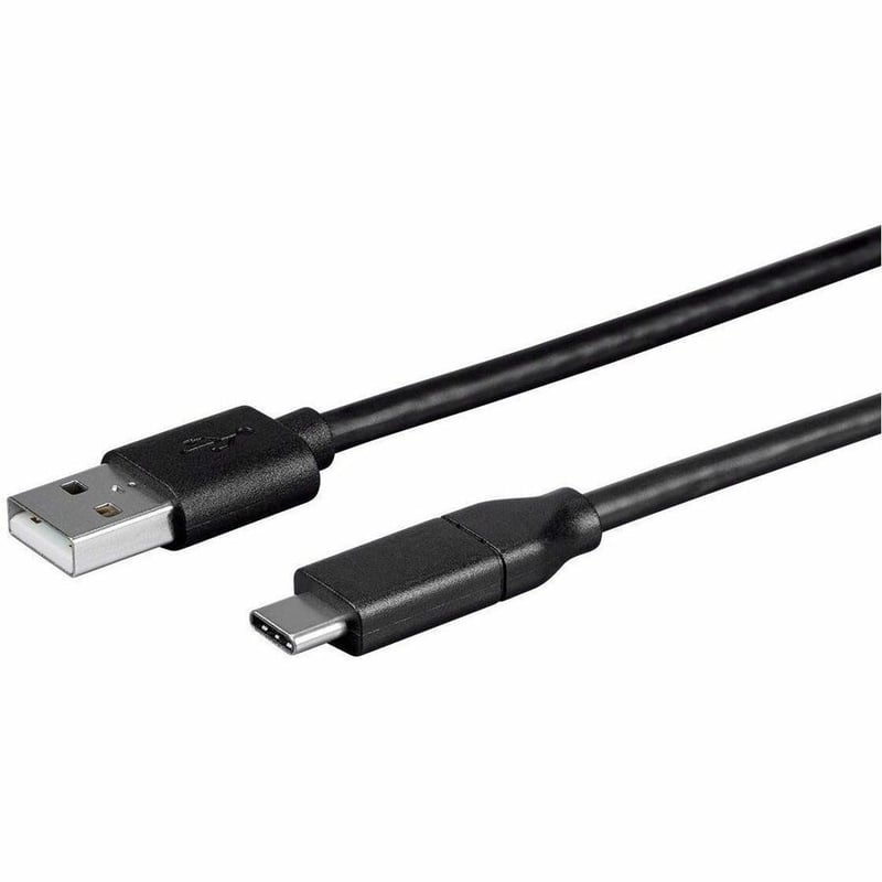 MONOPRICE ESSENTIALS USB TYPE C TO USB-A 2.0 CABLE - 480MBPS_ 3A_ 26AWG_ BLACK_ - Thumbnail 3
