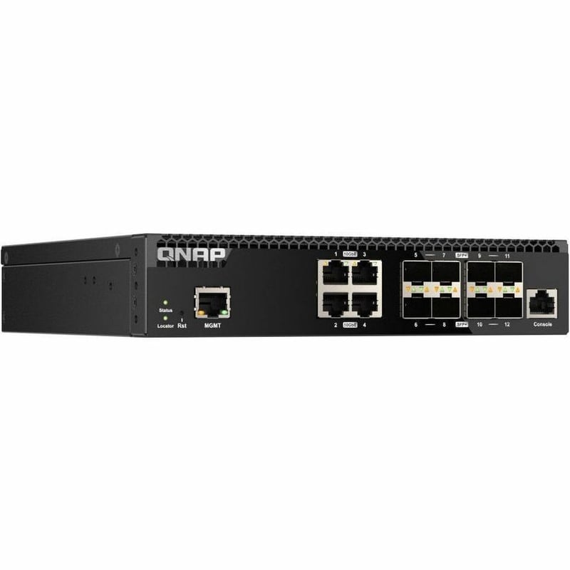 QNAP QSW-M3212R-8S4T Ethernet Switch - Thumbnail 1