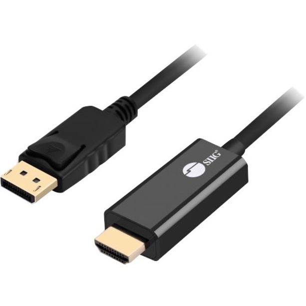 SIIG DisplayPort 1.2 To HDMI 6ft Cable 4K/30Hz - Thumbnail 3